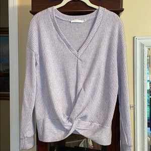 V neck sweater top